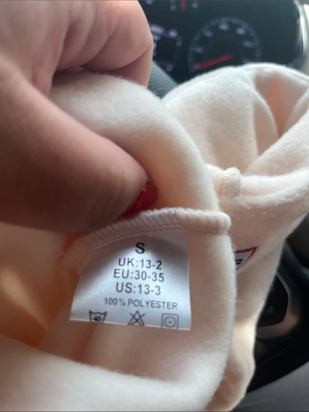 Hunter plush sock